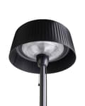Miniatyrbilde 7 av 8: Elektrisk terrassevarmer Svart Stål 1500 W Halogen Bærbar Hage Tilbehør Varmelampe