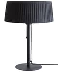 Miniatyrbilde 1 av 8: Elektrisk terrassevarmer Svart Stål 1500 W Halogen Bærbar Hage Tilbehør Varmelampe