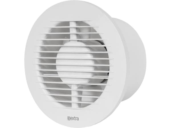 Household fan EUROPLAST E-Extra EA125T, d125 mm, with ball bearing, with timer
