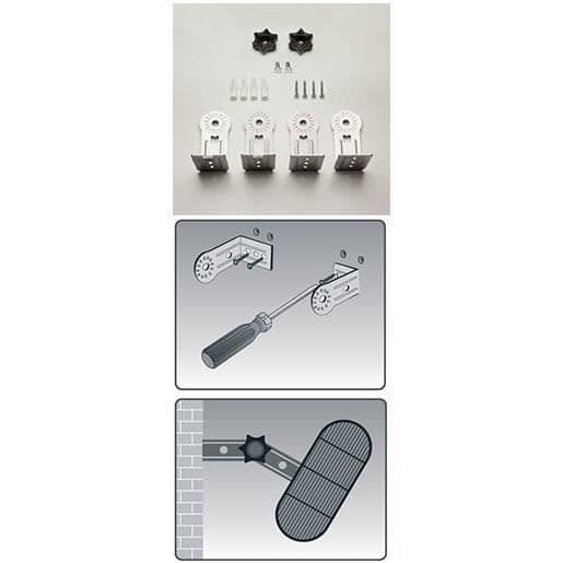 Infraröd värmare Veito Blade Mini 1200-Silver - inomhus och utomhus - 4 justerbara effekter