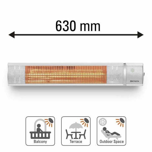 Strålande infraröd el IR 2050 - TROTEC - Utomhusvärme - 2000 watt - 3 lägen