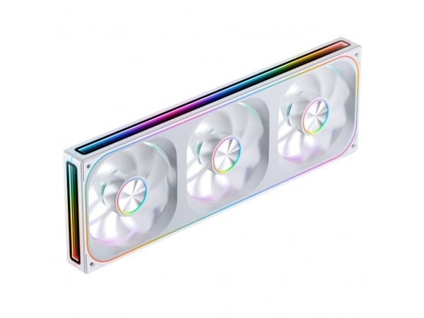 Jonsbo ZA-360 vifte, omvendt blad, PWM, ARGB - 360mm, hvit