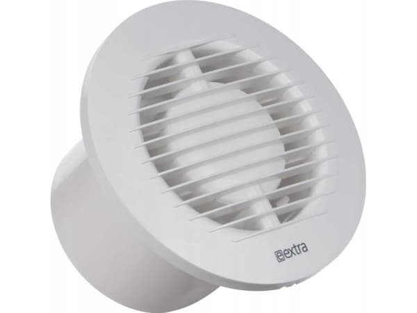 Household fan EUROPLAST E-Extra EA100T, d100 mm, with ball bearing, with timer