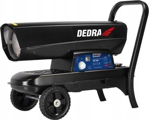 Dedra Oljevarmer 20kW, hjul, ramme