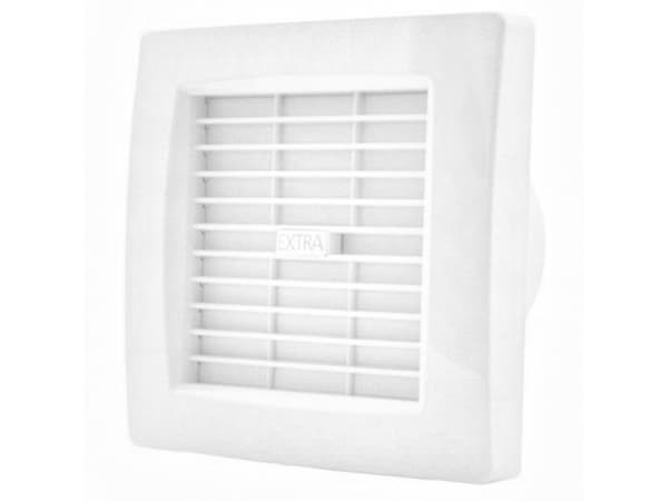 Household fan EXTRA X100Z, DN100 mm, with automatic shutter