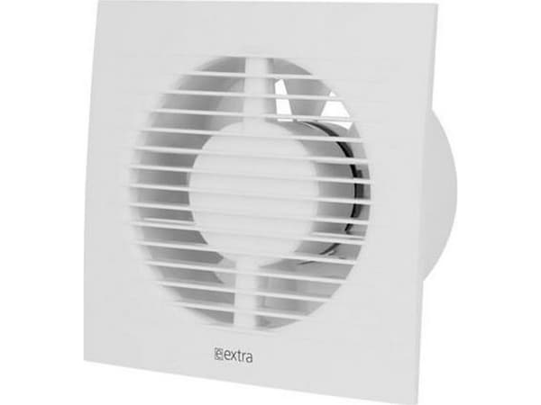 Household fan E-EXTRA EE100HT, DN100, with timer and humidity sensor