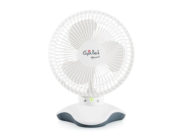 Gallet Fan | GALVEN6 | Table Fan | White | Diameter 15 cm | Number of speeds 3 | Oscillation | 5 W