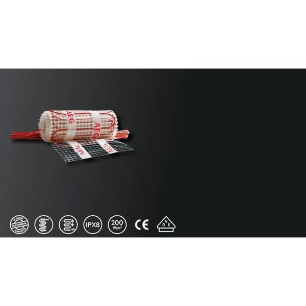 AEG 234701 Elektrisk värmematta Thermo Golv, Vit