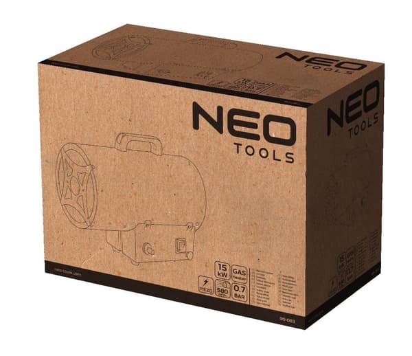 Gasvarmer 15KW NEO Tools 90-083