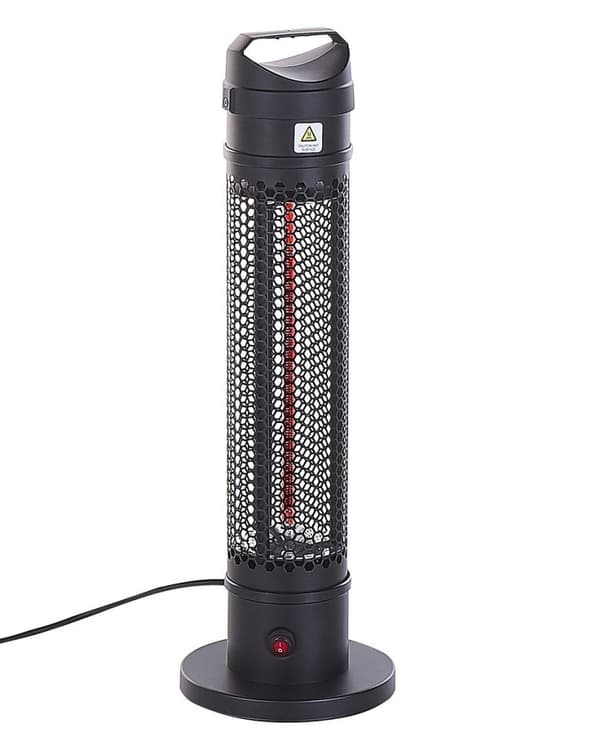 Vapaasti seisova halogeenilämmitin 1000 W musta KRAKATOA Lumarko!