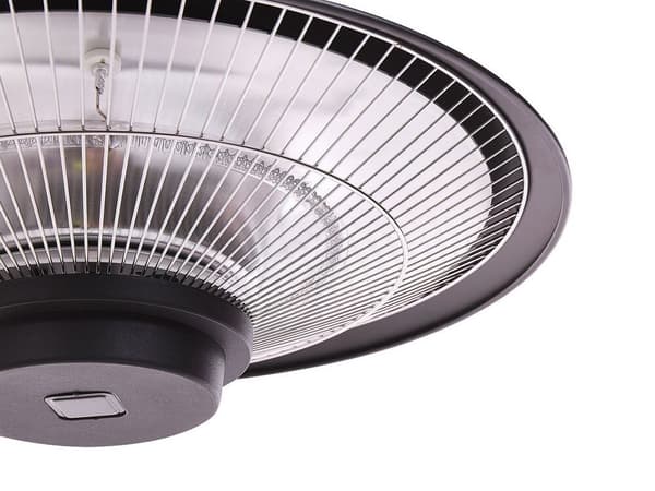 Elektrisk halogen pendelvärmare 1500 W svart MERAPI Lumarko!