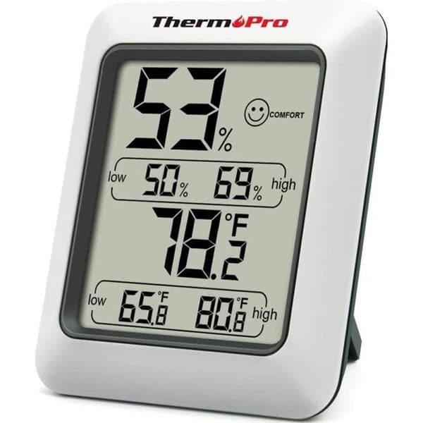 Hygrometer Termometer - ThermoPro - TP50 - Luftfuktighetsmätning - Temperaturmätning - Trådlös