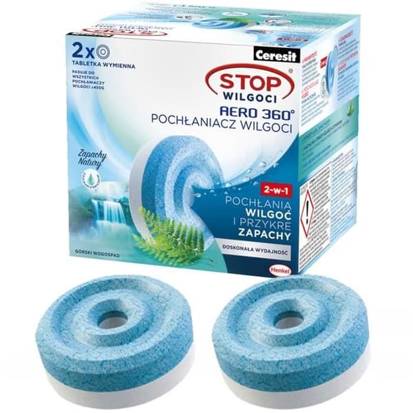 Ceresit fuktabsorberande tabletter Mountain Waterfall 2x450g