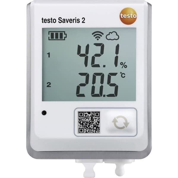 testo Saveris 2-H2 Multifunktionell datalogger Mätenhet temperatur, luftfuktighet -30 till 70 °C 0 till 100 % RH