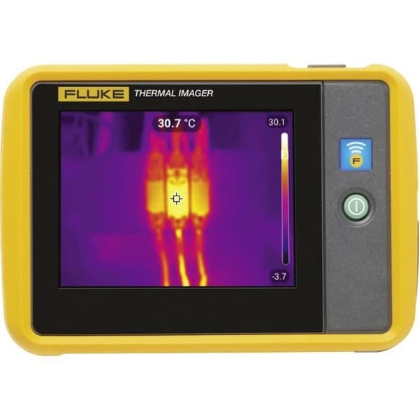 Termisk kamera - Fluke - FLK-PTI120 - 9Hz - -20 till +400 °C - Elektrisk och industriell inspektion Svart, Gul