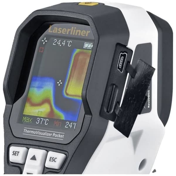 Termisk kamera - LASERLINER - ThermoVisualizer Pocket -20 till +650 °C - Trådlös - 9 Hz