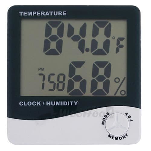 LCD TERMOMETER HYGROMETER MÄTNING TEMPERATUR STATION