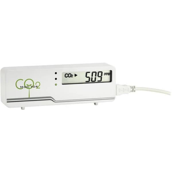 CO2-monitor - TFA Dostmann - AirCO2NTROL Mini - CO2-indikation - Temperatur - USB-kabel