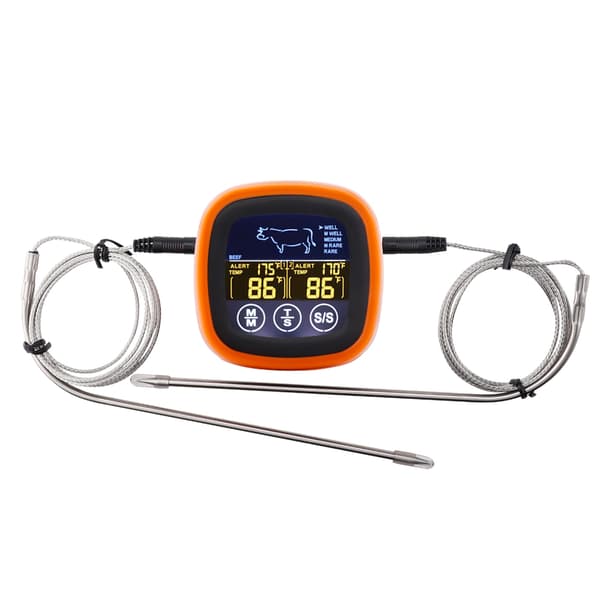 INF Dubbel Probe Digital Mat Termometer Pekskärm Kött Termometer