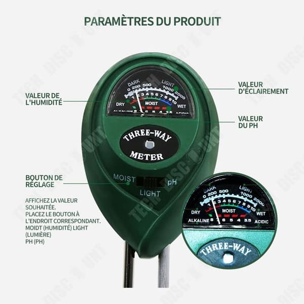 TD Hygrometer Fuktighetsmätare Inga batterier krävs Jordfuktighetsmätare Tester Växtfuktighet för blomkruka Trädgård Gårdsgård