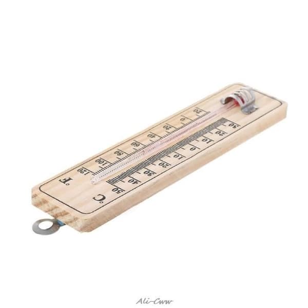 Väggtermometer - Ny - Inomhus/Utomhus - Celsius/Fahrenheit Avläsning - Trä - 15cm