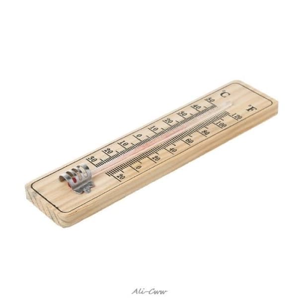 Väggtermometer - Ny - Inomhus/Utomhus - Celsius/Fahrenheit Avläsning - Trä - 15cm
