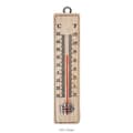 Miniatyrbild 1 av 4: Väggtermometer - Ny - Inomhus/Utomhus - Celsius/Fahrenheit Avläsning - Trä - 15cm