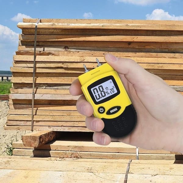 Fuktmätare - TROTEC - BM12 - Mätning av träfuktighet - Integrerad termometer - Trådlös