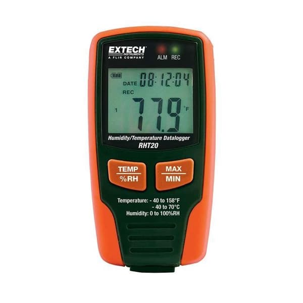 EXTECH Hygrometri-/temperaturregistrator med LCD-display - RHT20