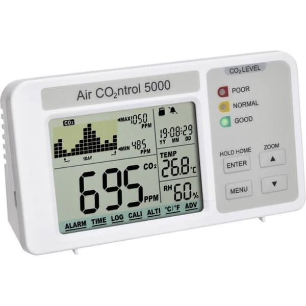 Väderstation - TFA DOSTMANN - AirCo2ntrol 5000 - Mätning av CO2 - Temperatur - Luftfuktighet