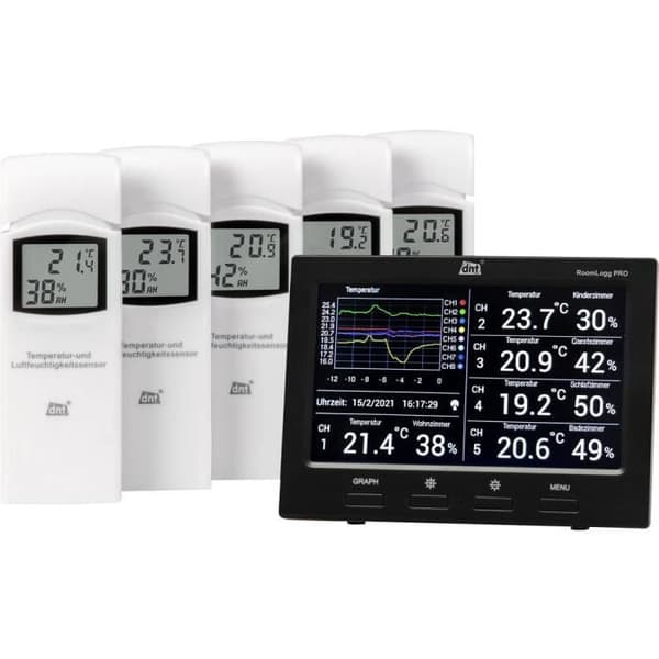 radiostyrd termohygrometer dnt RoomLogg PRO DNT000004