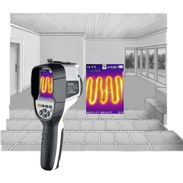 Värmekamera Laserliner ThermoCamera Connect -20 till 350°C 220 x 165 Pixel 9 Hz integrerad digitalkamera