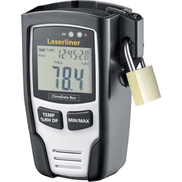 Laserliner 082.031A 082.031A Hygrometer 0% RH 100% RH Antimögel/daggpunktsdisplay 1 st(ar)