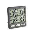 Miniatyrbild 1 av 2: TFA Klima-Monitor trådlös termohygrometer + 3 givare
