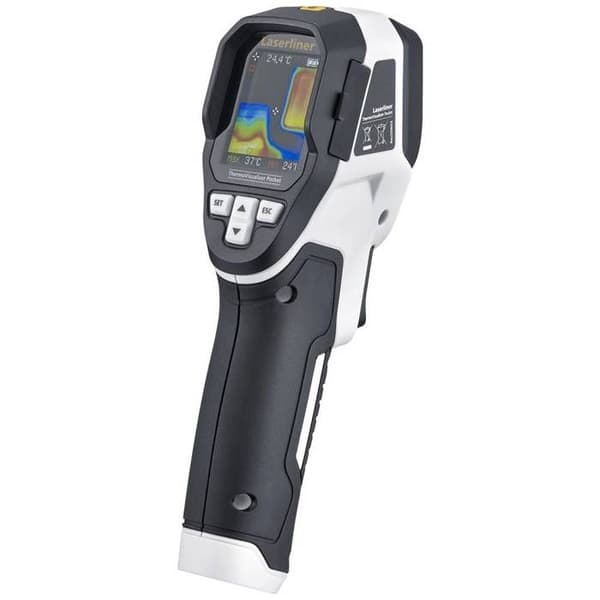 Termisk kamera - LASERLINER - ThermoVisualizer Pocket -20 till +650 °C - Trådlös - 9 Hz Svart, Vit