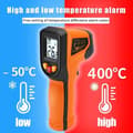 Miniatyrbild 2 av 5: OBOSOE Digital Infraröd Termometer -50°C till 400°C | Laser Pyrometer med Snabb & Kontaktlös Temperaturmätning för Industriellt Bruk