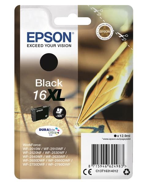 Epson C13T16314012 Black 16XL DURABrite Ultra Ink