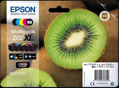 Epson Multipack 5-colours 202XL Claria Premium Ink