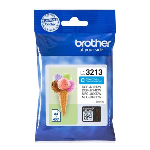 Brother Cyan bläckpatron 400 sidor