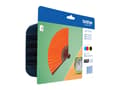 Miniatyrbild 5 av 5: Brother LC129XL Value Pack - 4-pack - svart, gul, cyan, magenta - original - förpackning med stöldmärkning - bläckpatron - för Brother MFC-J6520DW, M
