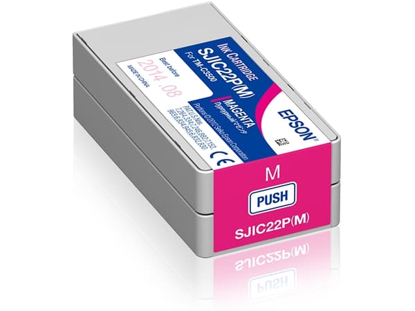 Epson SJIC22P(M): Ink cartridge for ColorWorks C3500 (Magenta)