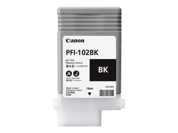 Canon PFI-102BK, Väriainepohjainen muste, 130 ml