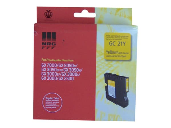 Ricoh GC 21Y - Gul - original - blekkpatron - for Ricoh Aficio GX3000, Aficio GX3050, Aficio GX5050, GX 2500, GX 3050, GX 7000
