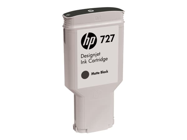 HP 727 - 300 ml - høykapasitets - matt svart - original - DesignJet - blekkpatron - for DesignJet T1500, T1530, T2500, T2530, T920, T930
