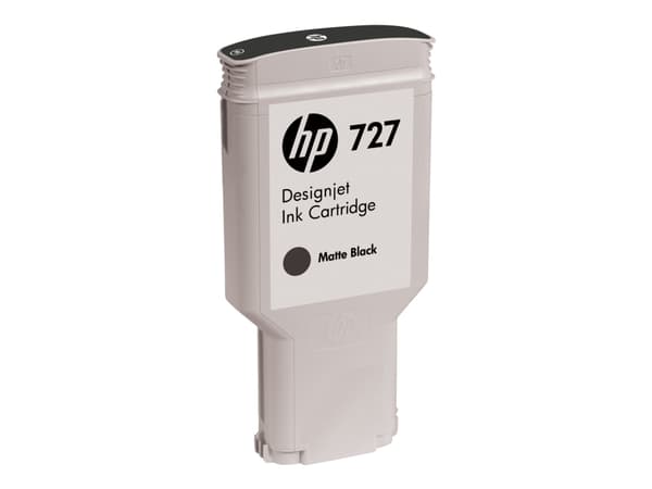 HP 727 - 300 ml - høykapasitets - matt svart - original - DesignJet - blekkpatron - for DesignJet T1500, T1530, T2500, T2530, T920, T930