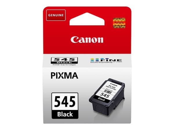 Canon PG-545 - 8 ml - svart - original - förpackning med stöldmärkning - bläckpatron - för PIXMA TR4551, TR4650, TR4651, TS3350, TS3351, TS3352, TS33