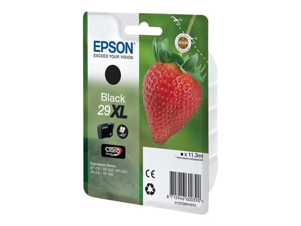 Epson 29XL - 11.3 ml - XL - svart - original - bläckpatron - för Expression Home XP-235, 245, 247, 332, 335, 342, 345, 432, 435, 442, 445