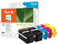 Miniatyrbilde 2 av 5: Peach Spar Pack Plus - 5-pack - XL Capacity - svart, gul, cyan, magenta - kompatibel - blekkpatron (alternativ for: HP 920XL) - for HP Officejet 6500