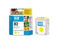 HP 82 - 69 ml - gul - original - blekkpatron - for DesignJet 111, 510, 510ps