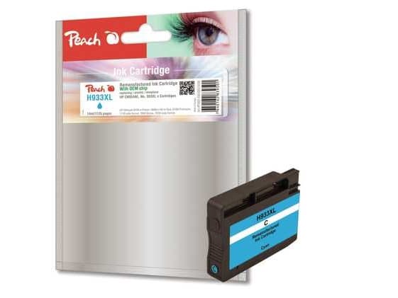 Peach 319109 bläckpatroner 1 styck Cyan